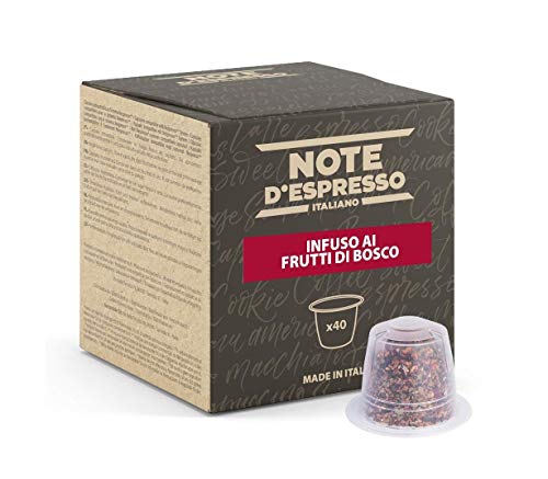 Note D'Espresso - Red Forrest Fruit Infusion - Kapselmaschinen - ausschließlich kompatibel mit NESPRESSO - 40 caps Note D'Espresso - Red Forrest Fruit Infusion - Kapselmaschinen - ausschließlich kompatibel mit NESPRESSO - 40 caps von Note d'Espresso