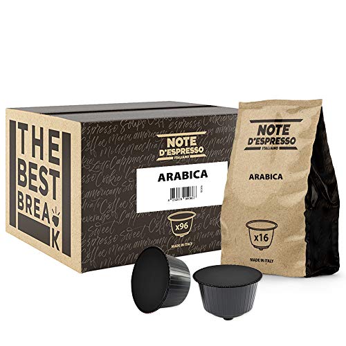 Note D'Espresso Arabica Coffee Capsules Dolce Gusto Compatible 7g x 96 capsules von Note d'Espresso