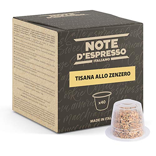 Note D'Espresso - Ingwer - Kapselmaschinen - ausschließlich kompatibel mit NESPRESSO - 40 caps von Note d'Espresso
