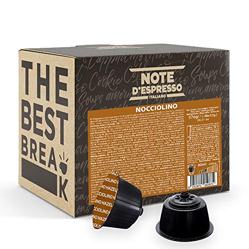 Note D'Espresso Instant soluble product Hazelnut Capsules Dolce Gusto Compatible 12g x 48 capsules von Note d'Espresso