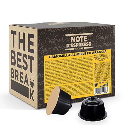 Note D'Espresso - Kamille, Honig und Orange - Kapselmaschinen - ausschließlich kompatibel mit NESCAFE DOLCE GUSTO- 48 caps von Note d'Espresso