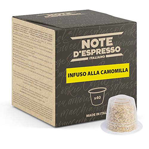 Note D'Espresso - Kamille Infusion- Kapselmaschinen - ausschließlich kompatibel mit NESPRESSO - 40 caps von Note d'Espresso