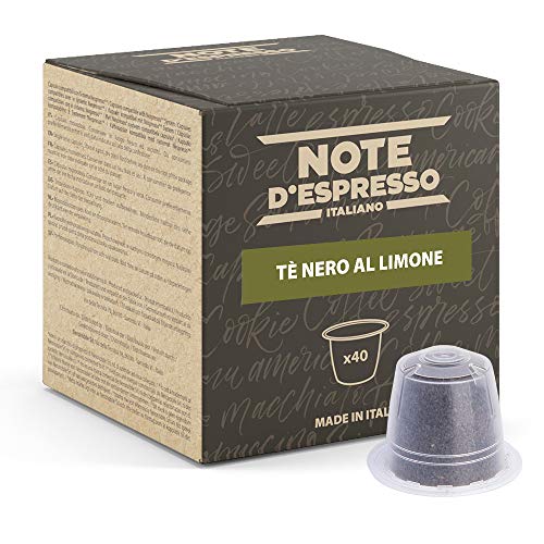 Note D'Espresso - Schwarzer Zitronentee - Kapselmaschinen - ausschließlich kompatibel mit NESPRESSO - 40 caps Note D'Espresso - Schwarzer Zitronentee - Kapselmaschinen - ausschließlich kompatibel mit NESPRESSO - 40 caps von Note d'Espresso