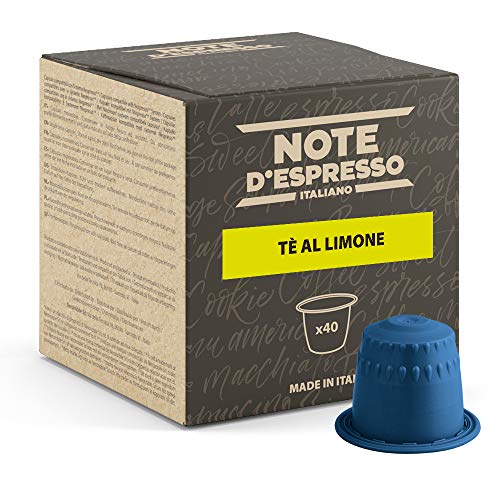 Note D'Espresso - Zitronentee - Kapselmaschinen - ausschließlich kompatibel mit NESPRESSO - 40 caps Note D'Espresso - Zitronentee - Kapselmaschinen - ausschließlich kompatibel mit NESPRESSO - 40 caps von Note d'Espresso