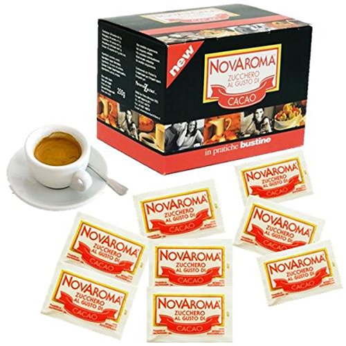 Aromatisierter Zucker - Kakao - 50 Beutel - Novarese Zuccheri von Novarese Zuccheri