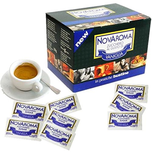Aromatisierter Zucker - Vanille - 50 Beutel - Novarese Zuccheri von Novarese Zuccheri