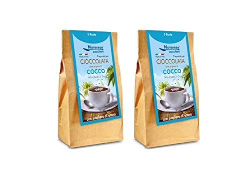 Heiße Schokolade - Kokosnussgeschmack - 10x25g - 250g - Novarese Zuccheri von Novarese Zuccheri