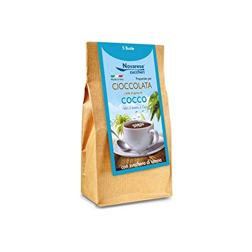 Heiße Schokolade - Kokosnussgeschmack - 5x25g - 125g - Novarese Zuccheri von Novarese Zuccheri