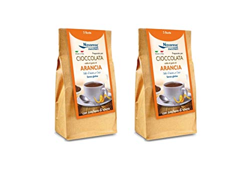 Heiße Schokolade - Orangengeschmack - 10x25g - 250g - Novarese Zuccheri Heiße Schokolade - Orangengeschmack - 10x25g - 250g - Novarese Zuccheri von Novarese Zuccheri