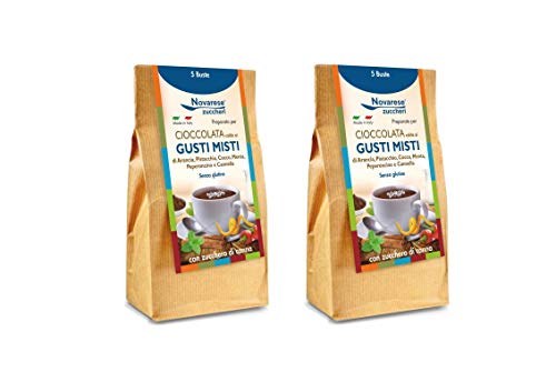 Heiße Schokolade - gemischter Geschmack - 10x25g - 250g - Novarese Zuccheri Heiße Schokolade - gemischter Geschmack - 10x25g - 250g - Novarese Zuccheri von Novarese Zuccheri