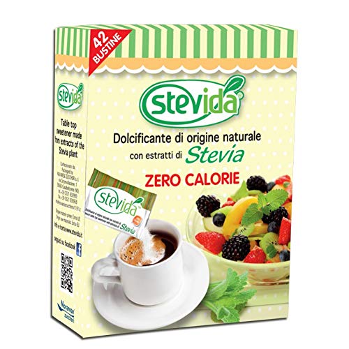 Stevida, Süßstoff auf Stevia-Basis in Sachets - 42pz - Novarese Zuccheri Stevida, Süßstoff auf Stevia-Basis in Sachets - 42pz - Novarese Zuccheri von Novarese Zuccheri