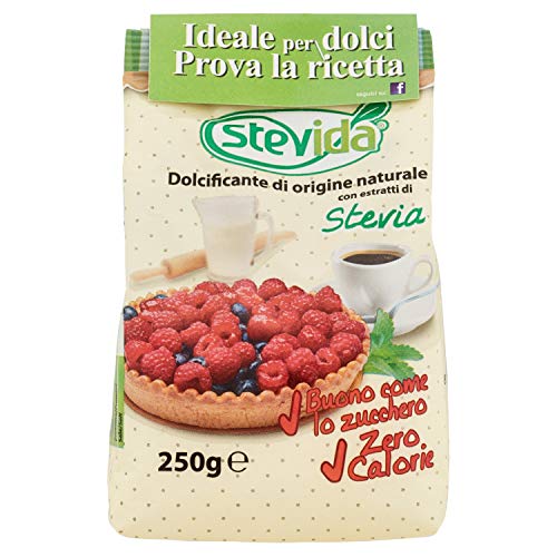 Stevida, natürlicher Süßstoff auf Stevia-Basis - 250 g - Novarese Zuccheri von Novarese Zuccheri