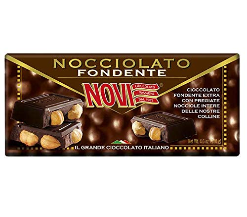 Novi Cioccolato Fondente Extra Nocciolato dunkle Schokolade mit Haselnüssen 130g von Novi