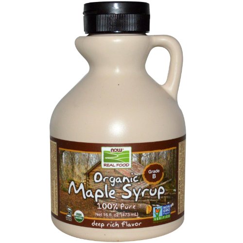 Now Foods Organic Maple Syrup Grade A, Dark Color, 16 Oz von NOW
