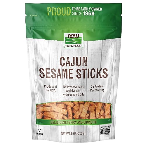 Now Foods Sesame Sticks, Cajun 9 oz von NOW