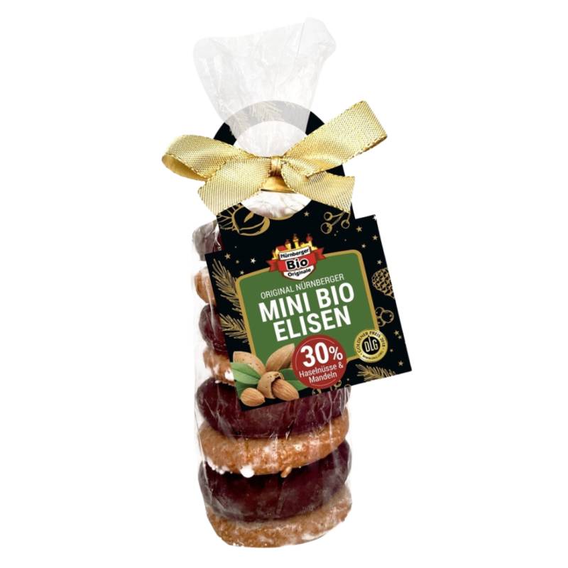 Bio Elisenlebkuchen Mini MHD 07.02.2025 von Nürnberger Bio Originale