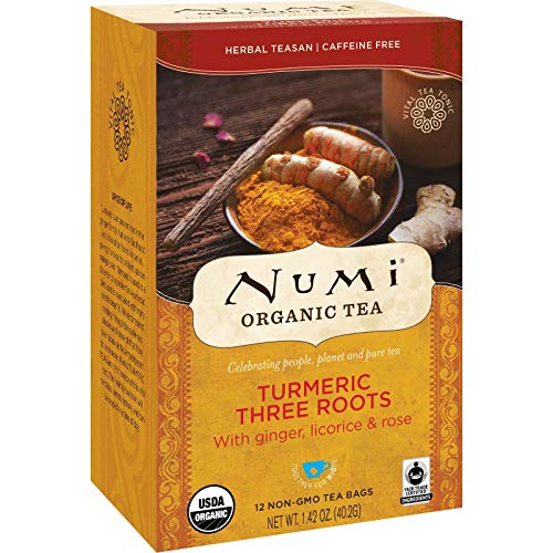 Numi Organic | Turmeric Tea - Three Roots | 5 x 12 bags (DE) von Numi Organic