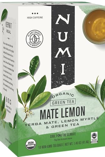 NUMI TEA GRN TEA,OG2,MATE LEMON, 18 BAG von Numi