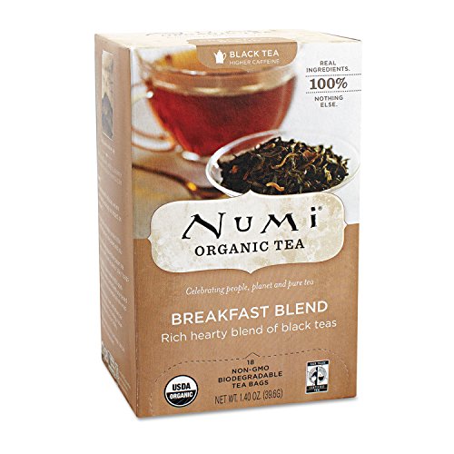 NUMI TEAS TEA BLK MRNG BRKFST Mischung, 18 BG von Numi