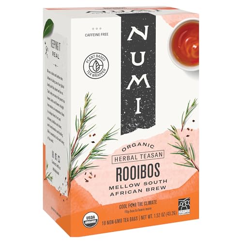 Numi Tee Organic Rooibos 18 Teebeutel von Numi