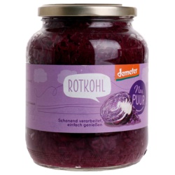 Rotkohl im Glas von Nur Natur