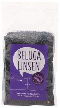 Beluga Linsen 500g von Nur Puur