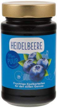 Fruchtaufstrich - Heidelbeere 250g von NUR PUUR