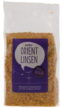 Gelbe Orient-Linsen 500g von Nur Puur