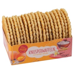 Knusperwaffeln Knusperwaffeln von Nur Puur