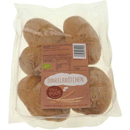 Nur Puur Dinkel-Brötchen, 250g (12) von Nur Puur