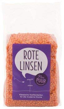 Rote Linsen 500g von Nur Puur