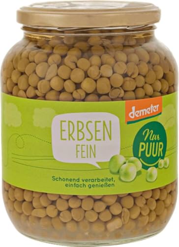 Erbsen Demeter 1 x 680 gr von nur puur