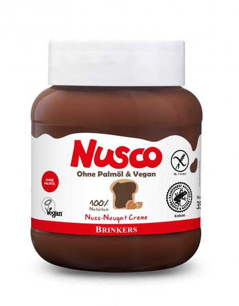 Nusco Nuss-Nougat Creme ohne Palmöl & vegan von Nusco
