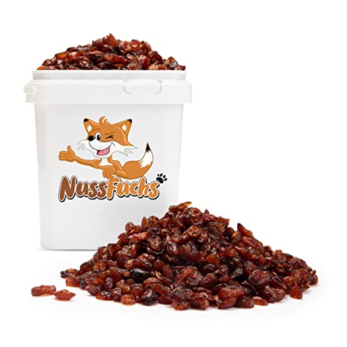 Cranberry Cranberries getrocknet im Eimer 1,5kg getrocknete Cranberry gesüßt mit Apfelsaft 100% rein ungeschwefelt ungezuckert vegan - Cranberries fruchtig und süß ohne Zuckerzusatz NussFuchs von NussFuchs
