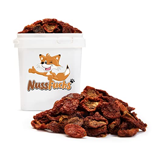 Getrocknete Tomaten 3kg im Eimer - leicht gesalzen ganz getrocknet Tomaten - 100% sonnengetrocknet naturbelassen ungeschwefelt vegan hoch aromatisch ohne Geschmacksverstärker - NussFuchs (3kg) von NussFuchs