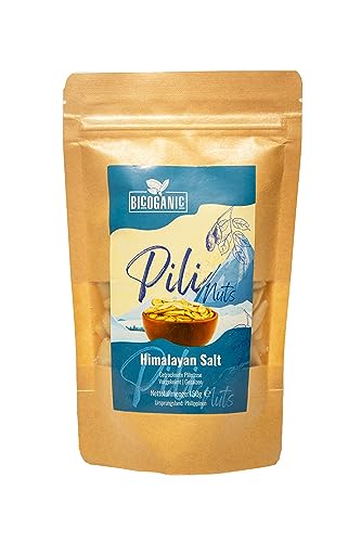 Pili Nüsse Himalayan Salt 150g - NussGenuss, aus natürlicher Herstellung, keine Pestizide, leckeres Superfood, optimal für eine ketogene Ernährung von NussGenuss