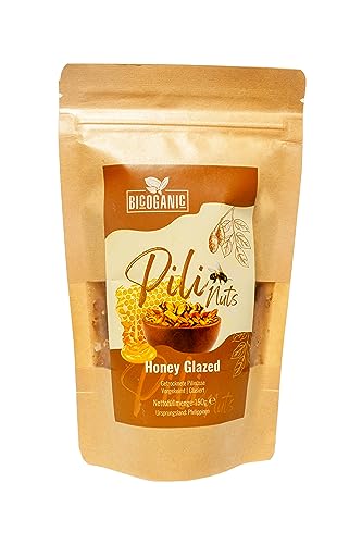 Pili Nüsse Honey Glazed 150g - NussGenuss, aus natürlicher Herstellung, keine Pestizide, leckeres Superfood Pili Nüsse Honey Glazed 150g - NussGenuss, aus natürlicher Herstellung, keine Pestizide, leckeres Superfood von NussGenuss