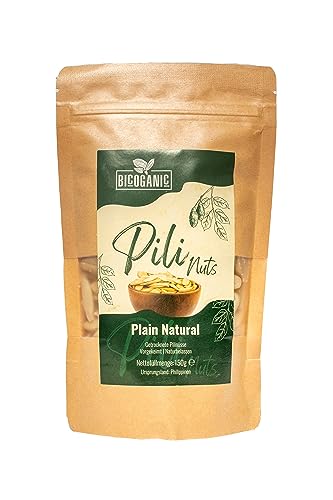 Pili Nüsse Plain 500g - NussGenuss, aus natürlicher Herstellung, keine Pestizide, leckeres Superfood, optimal für eine ketogene Ernährung - Parent_Pili Nuesse (500g, Plain) von NussGenuss