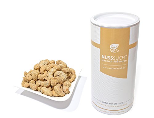 Gebrannte Cashewkerne | Inhalt: 500g | ohne Zusatz- und Konservierungsstoffe | mit wenig Zucker von Nusssucht