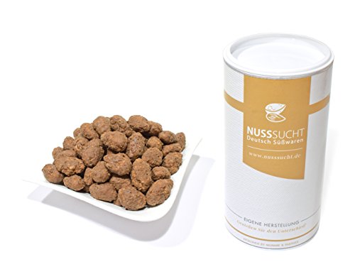 Gebrannte Mandeln mit Nougat | Inhalt: 250g | ohne Zusatz- und Konservierungsstoffe | mit wenig Zucker von Nusssucht