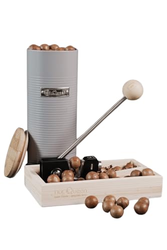 Macadamianuss StarterSet inkl. Nussknacker, Dose und 1,25 kg Macadamianüsse in Schale, nachhaltig und dekorativ, frischer und einzigartiger Geschmack Macadamianuss StarterSet inkl. Nussknacker, Dose und 1,25 kg Macadamianüsse in Schale, nachhaltig und dekorativ, frischer und einzigartiger Geschmack von NutQueen