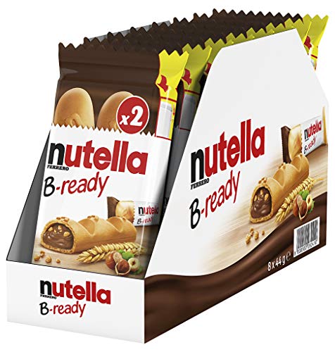 nutella B-ready Vorratspack, 8er Pack (8 x 44 g Packung) von Ferrero