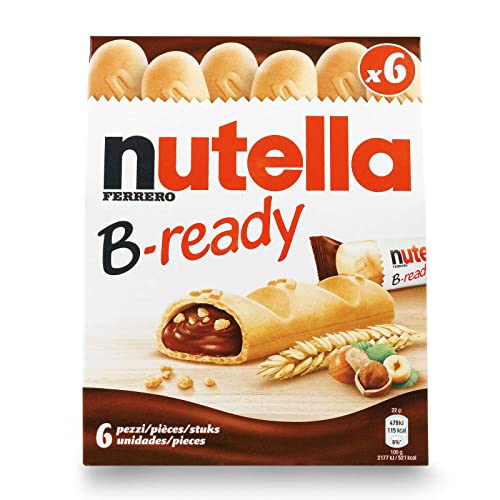 Nutella Chocolate | B-Ready 6 Pieces | Nutella Biscuits | Nutella Cookies | 4,6 Ounce Total von Nutella