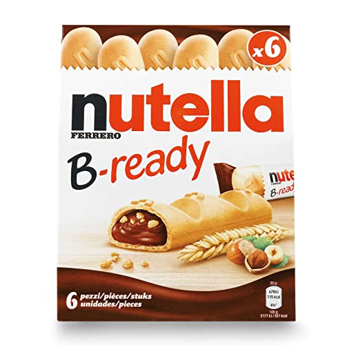 Nutella Chocolate | B-Ready 6 Pieces | Nutella Biscuits | Nutella Cookies | 4,6 Ounce Total von Nutella