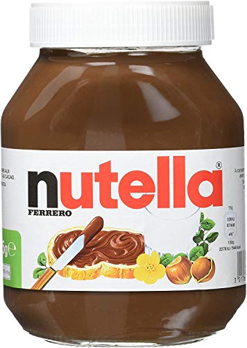 Nutella Haselnuss-Schokoladen-Kakaopaste Original Family Jar / 825 g Glas von Nutella