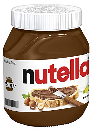 Nutella Nuss-Nougat-Creme, 750 g Verpackung kann variieren von Nutella