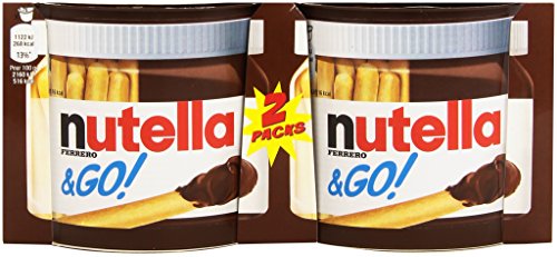 Nutella Nutella nutella sticks cereal und paste mit haselnüssen und kakao 2 x 13 g - lot 4 von Nutella