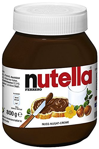 nutella Glas, 6er Pack (6 x 800 g) von Nutella