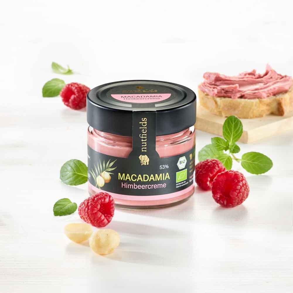 Macadamia-Himbeercreme Bio Macadamia-Himbeercreme Bio von Nutfields