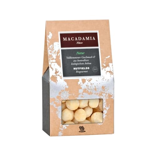 Nutfields Bio Macadamianüsse | natur | Bio Gourmet | 80 g von Nutfields